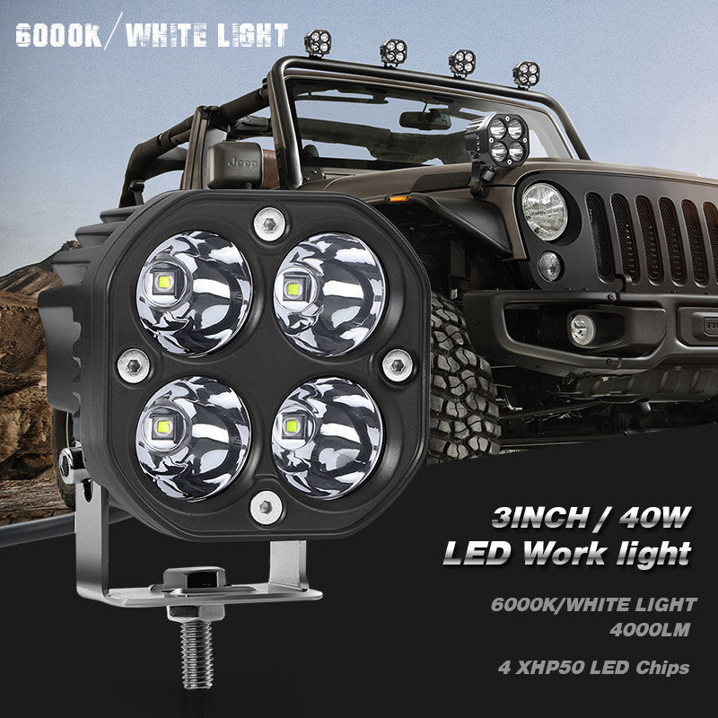 Off-Road LED Square Spotlight For Truck Car