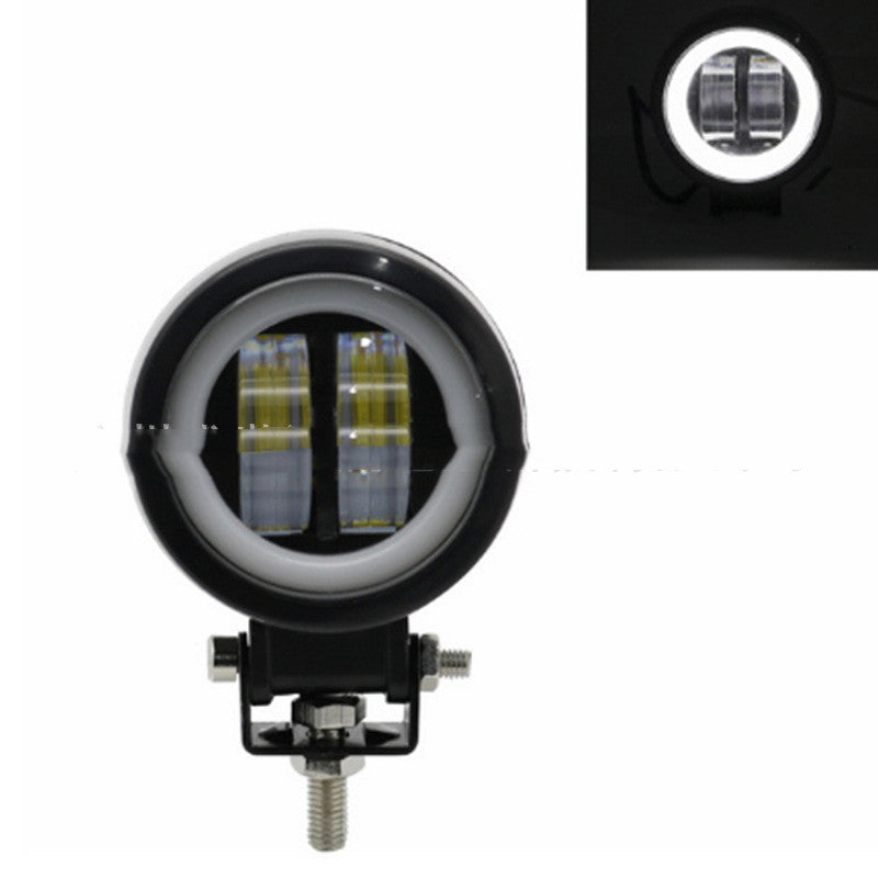 Off-Road Vehicle Light New LED Work Light Fog Light With Aperture Angel Eyes