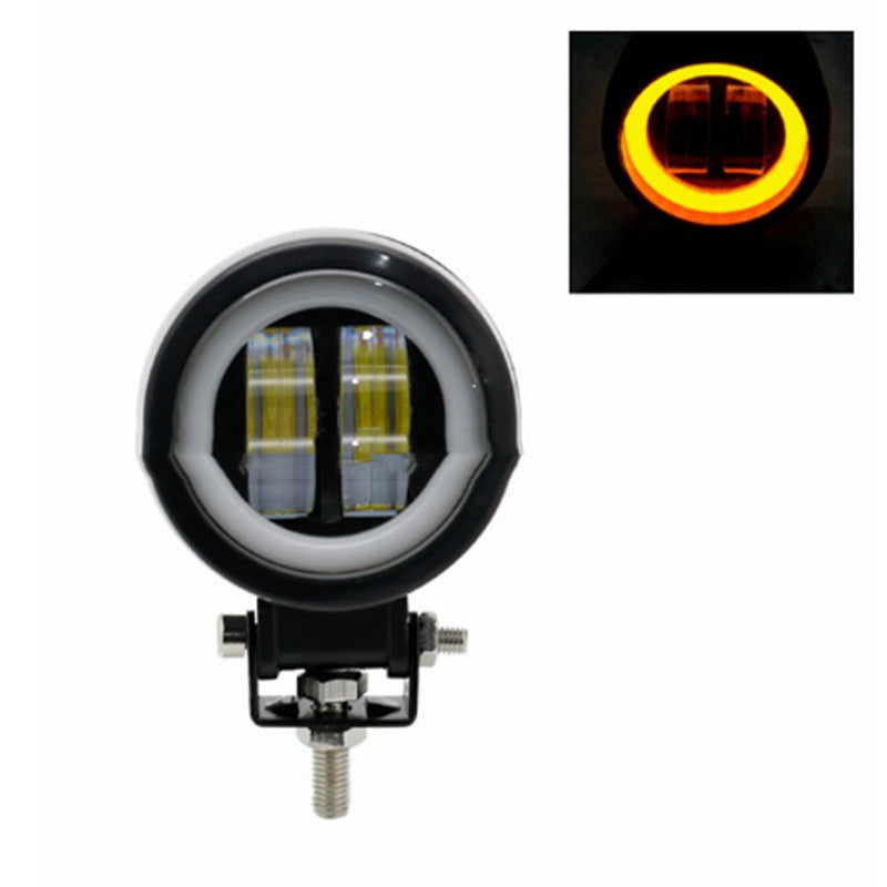 Off-Road Vehicle Light New LED Work Light Fog Light With Aperture Angel Eyes